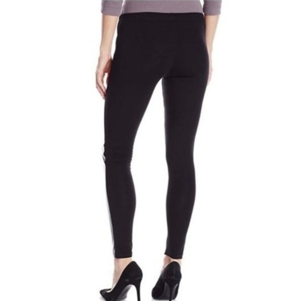 NWT Jessica Simpson Matte Black Vegan Faux Leather Leggings - Large L - Picture 7 of 9